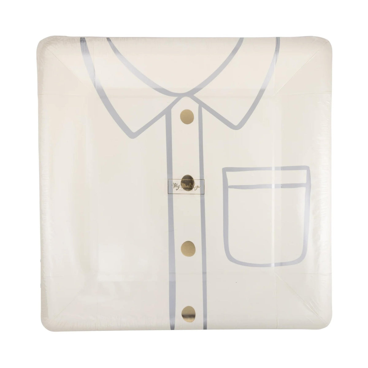 Fathers Day Shirt Plates 8ct - Stesha Party