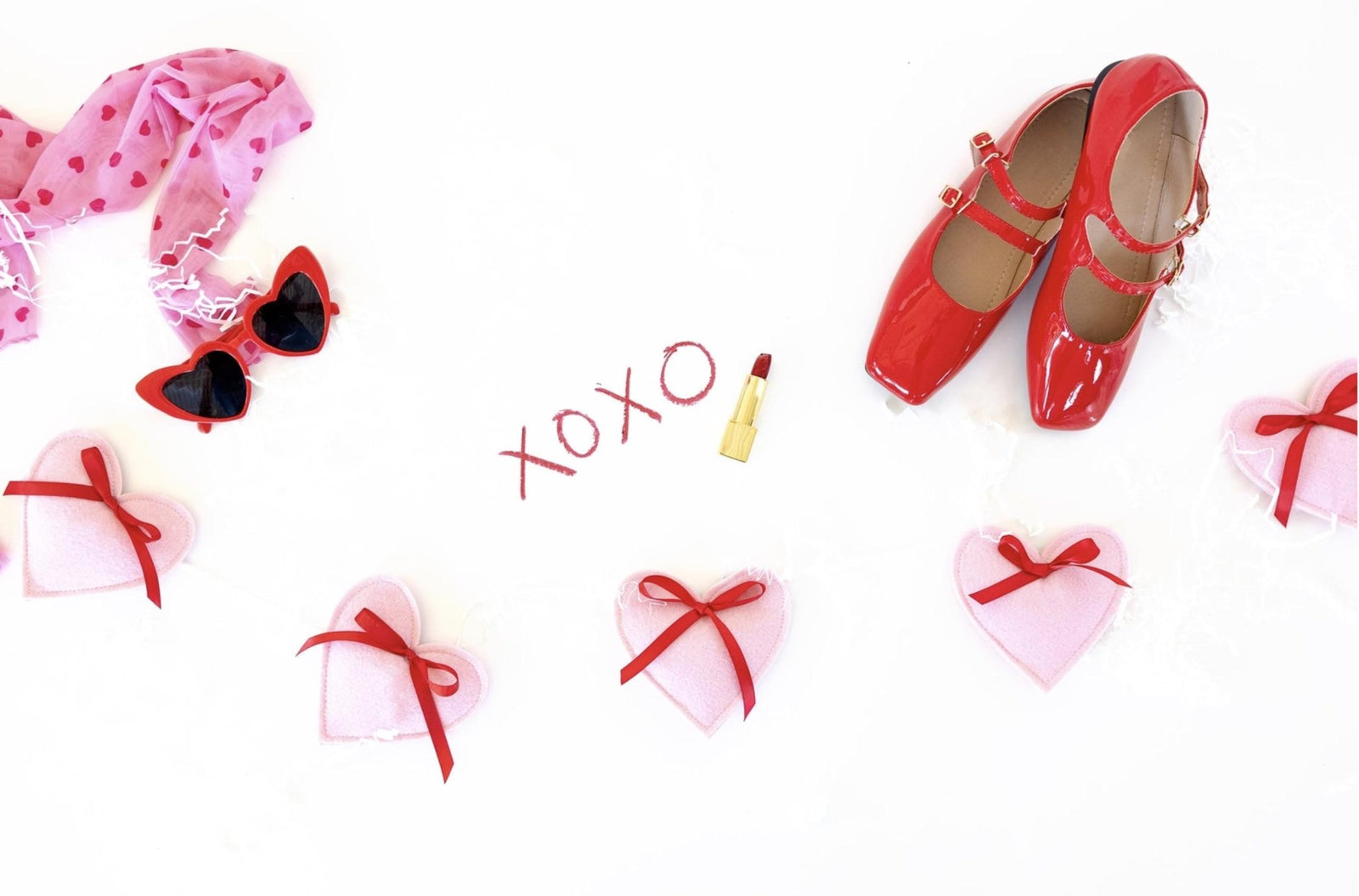 Felt Heart Banner - Stesha Party