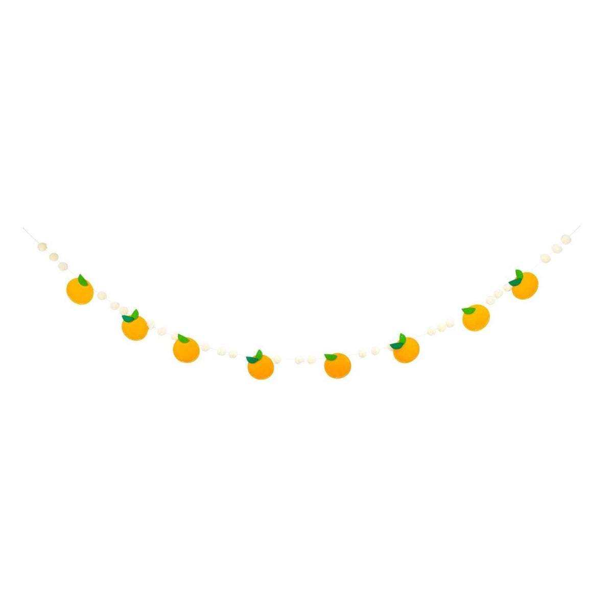 Felt Orange Banner - Stesha Party