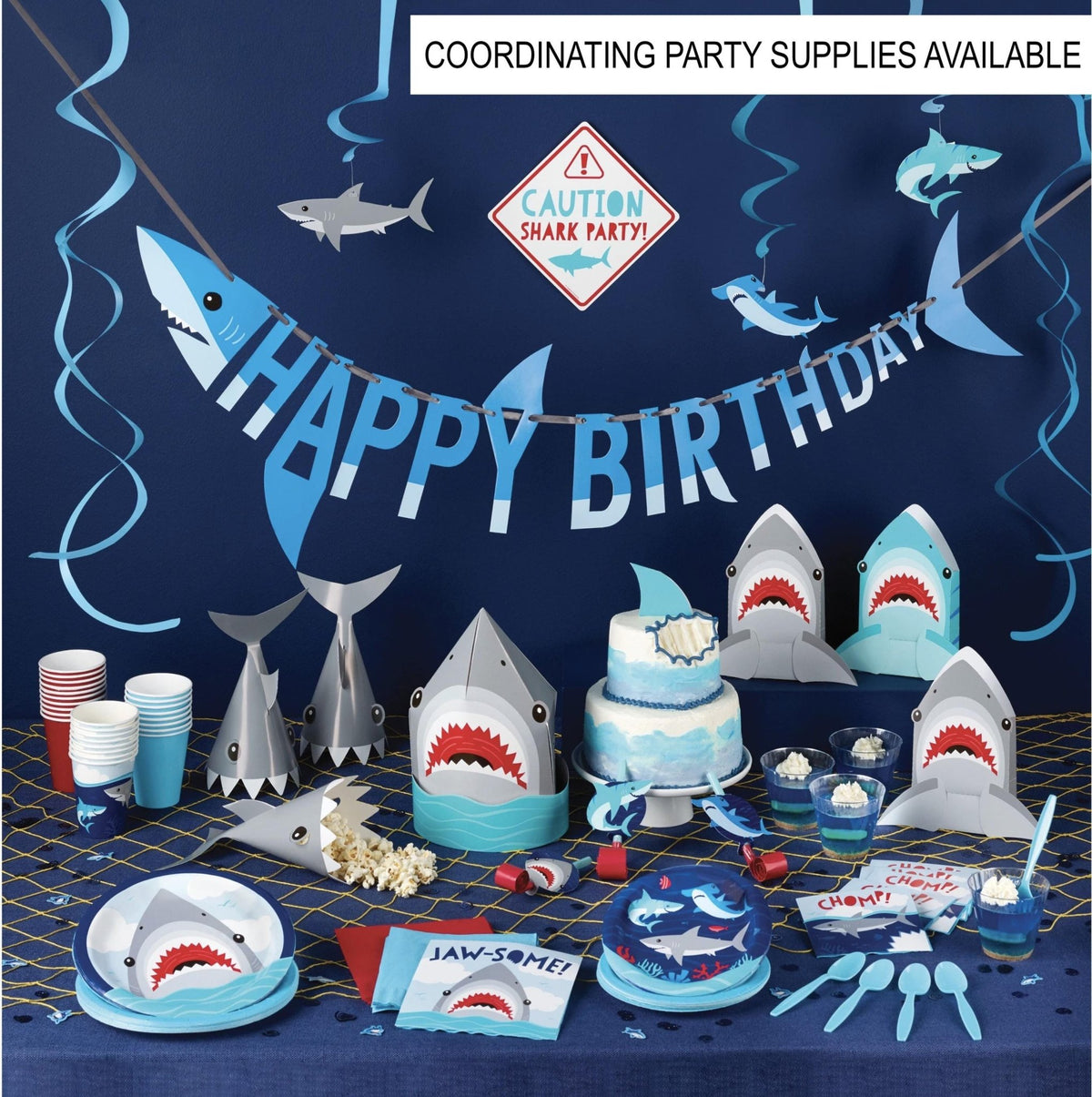 Fierce Shark Party Piñata - Stesha Party