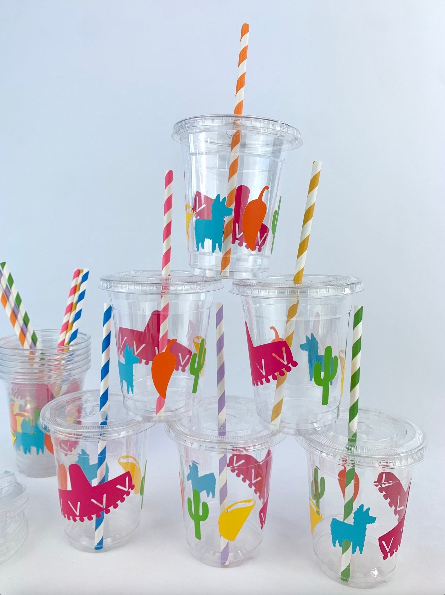 Fiesta Colorful Party Cup Set - Stesha Party