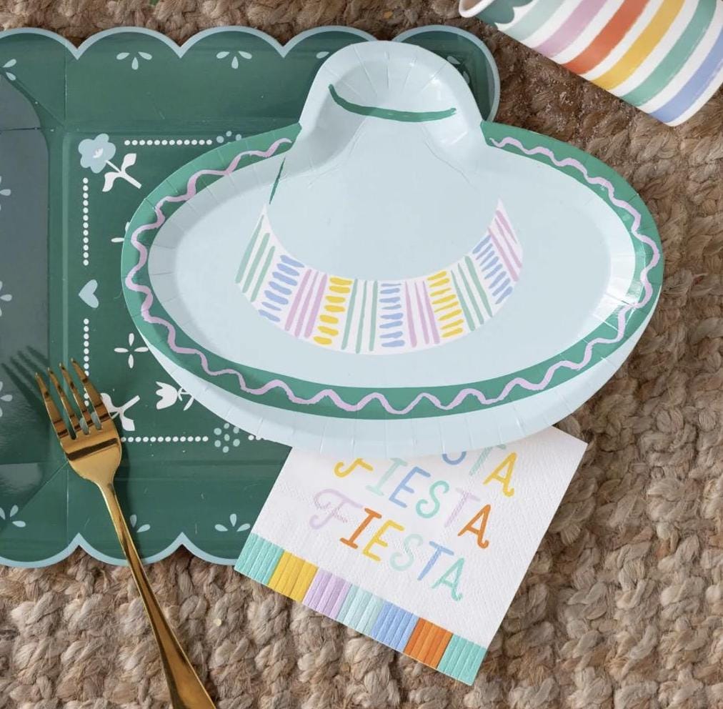 Fiesta Party Fringe Napkins - Stesha Party