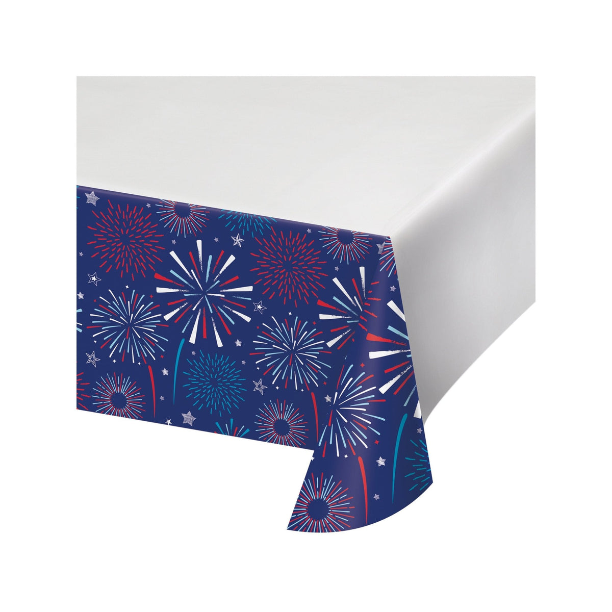 Firework Tablecloth 4th Of July Party Fireworks Tablecloth - Stesha Party