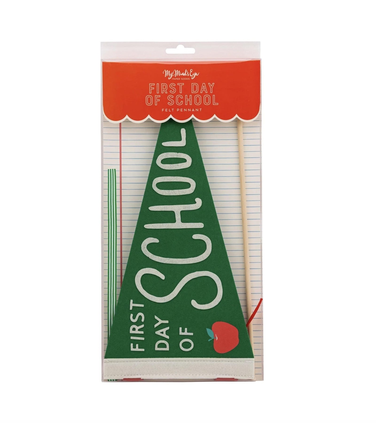 First Day of School Felt Pennant Flag - Stesha Party