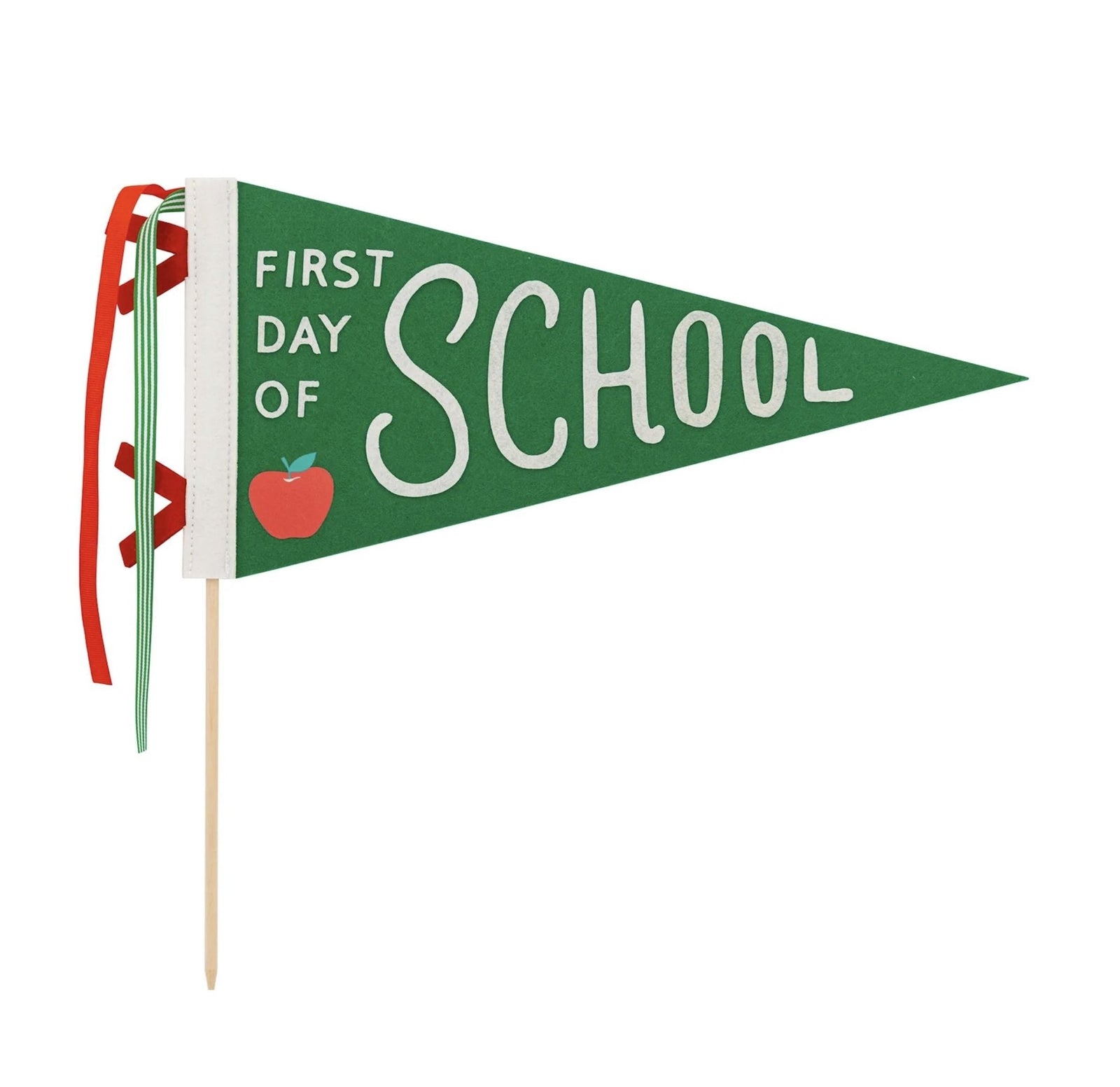 First Day of School Felt Pennant Flag - Stesha Party