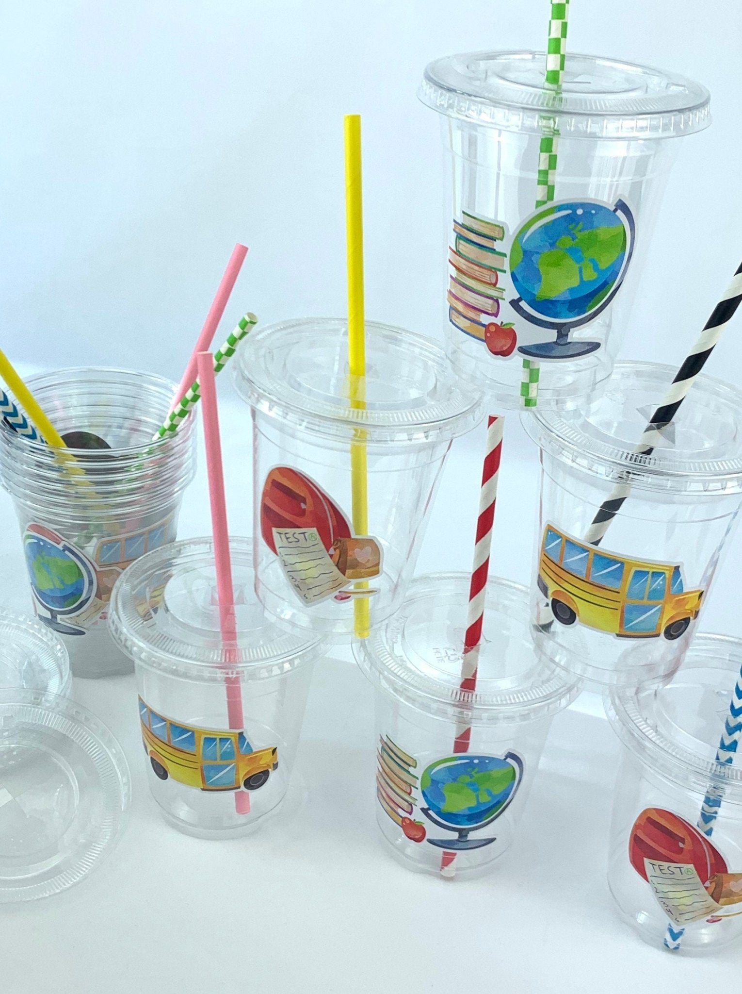 First Day of School Party Cups - Stesha Party