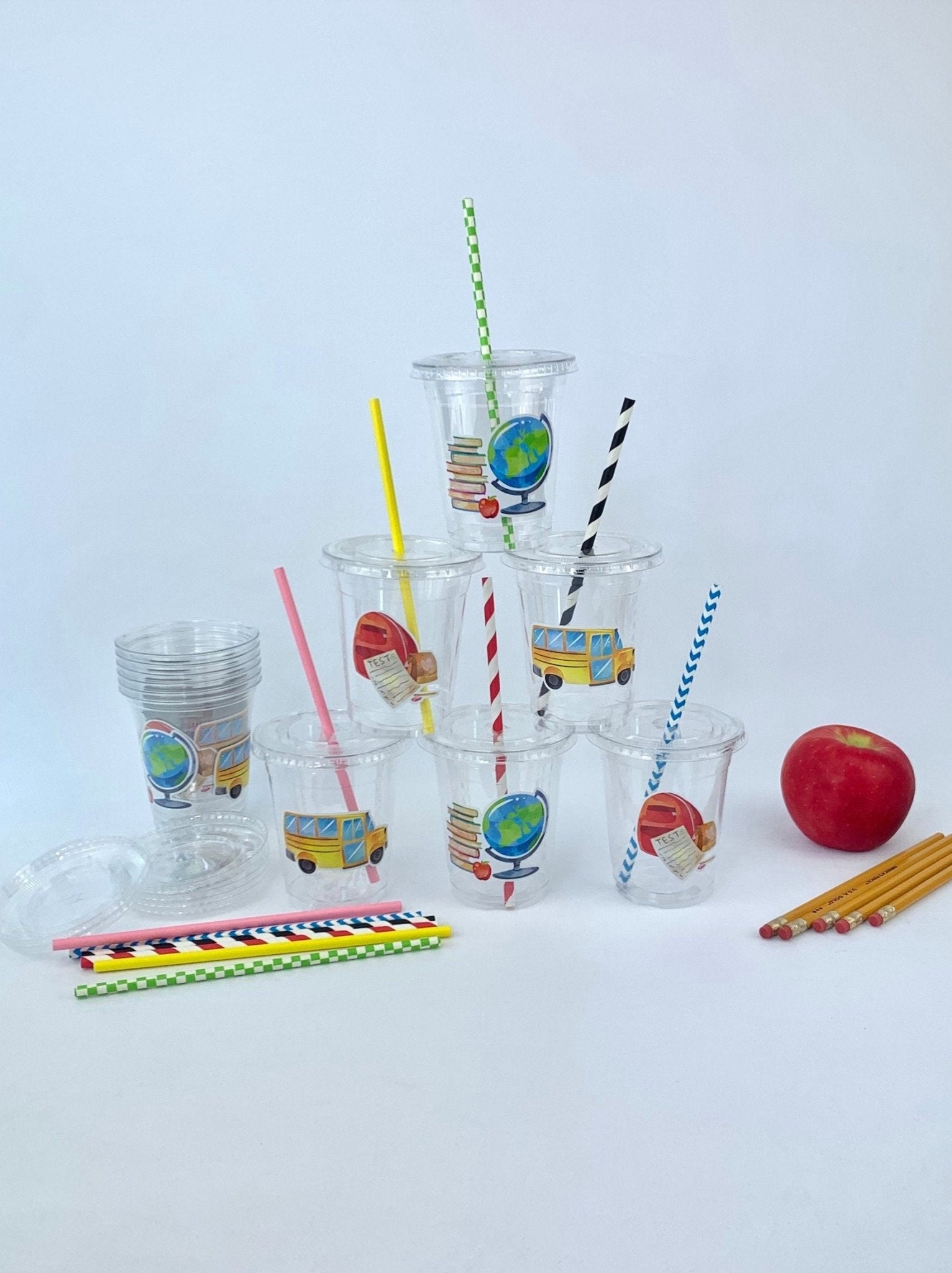 First Day of School Party Cups - Stesha Party