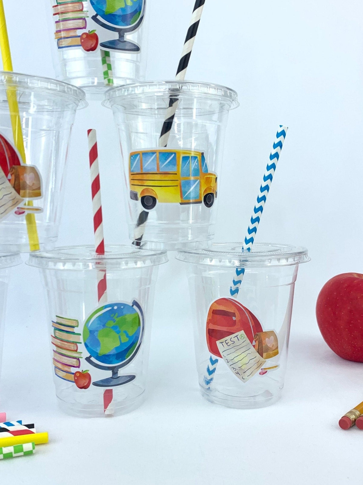 First Day of School Party Cups - Stesha Party