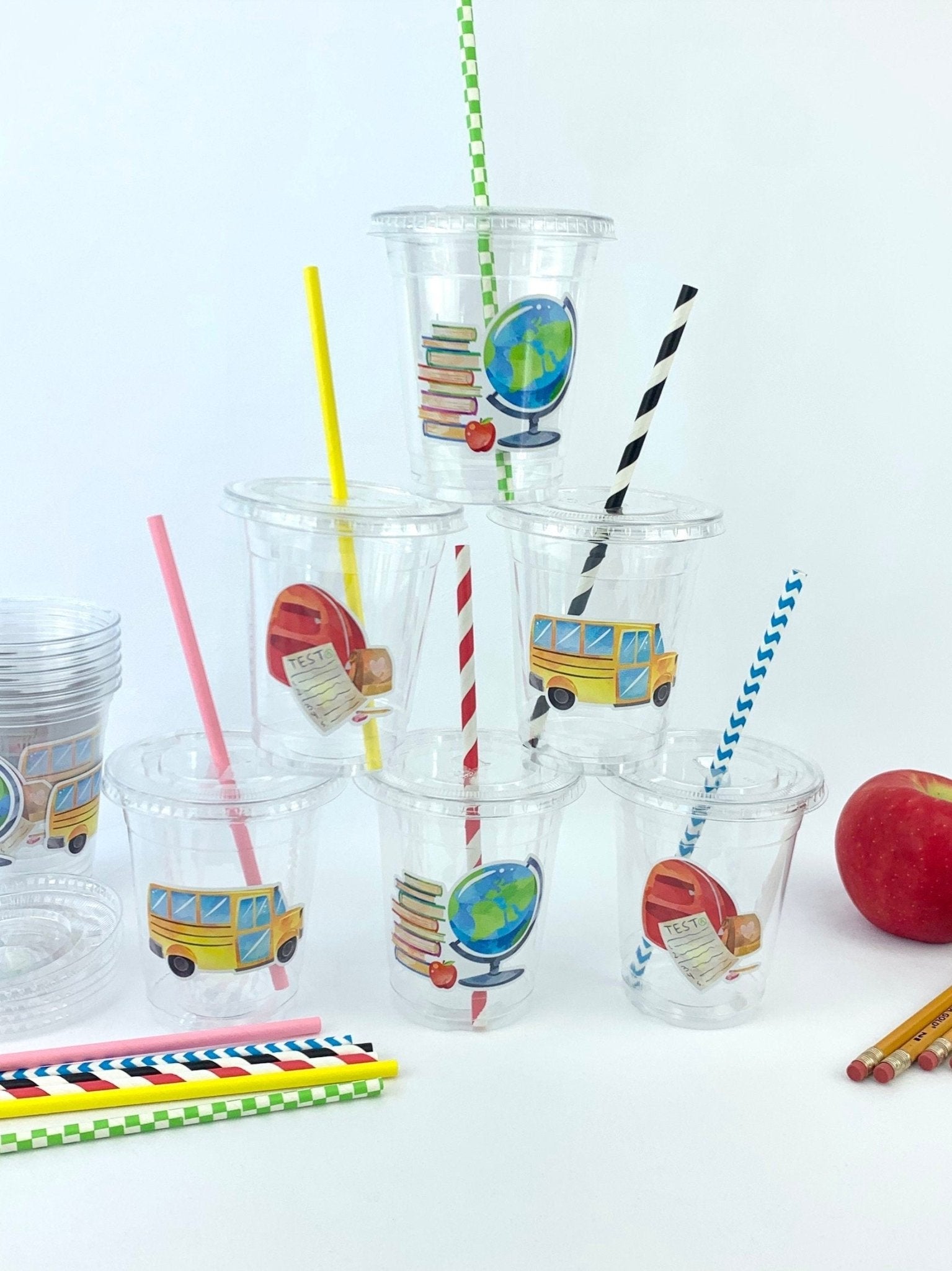 First Day of School Party Cups - Stesha Party