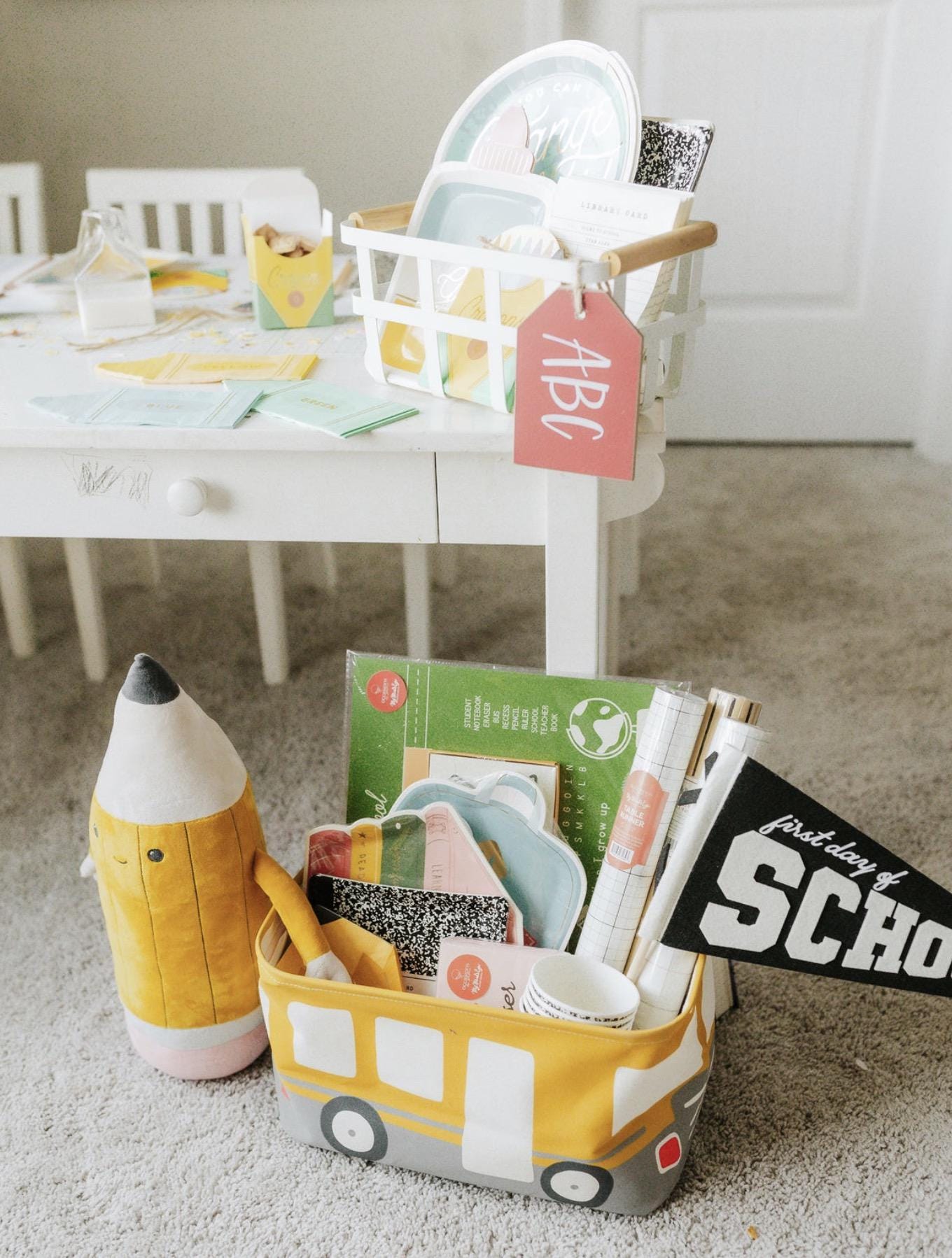 First Day of School Pennant Flag - Stesha Party