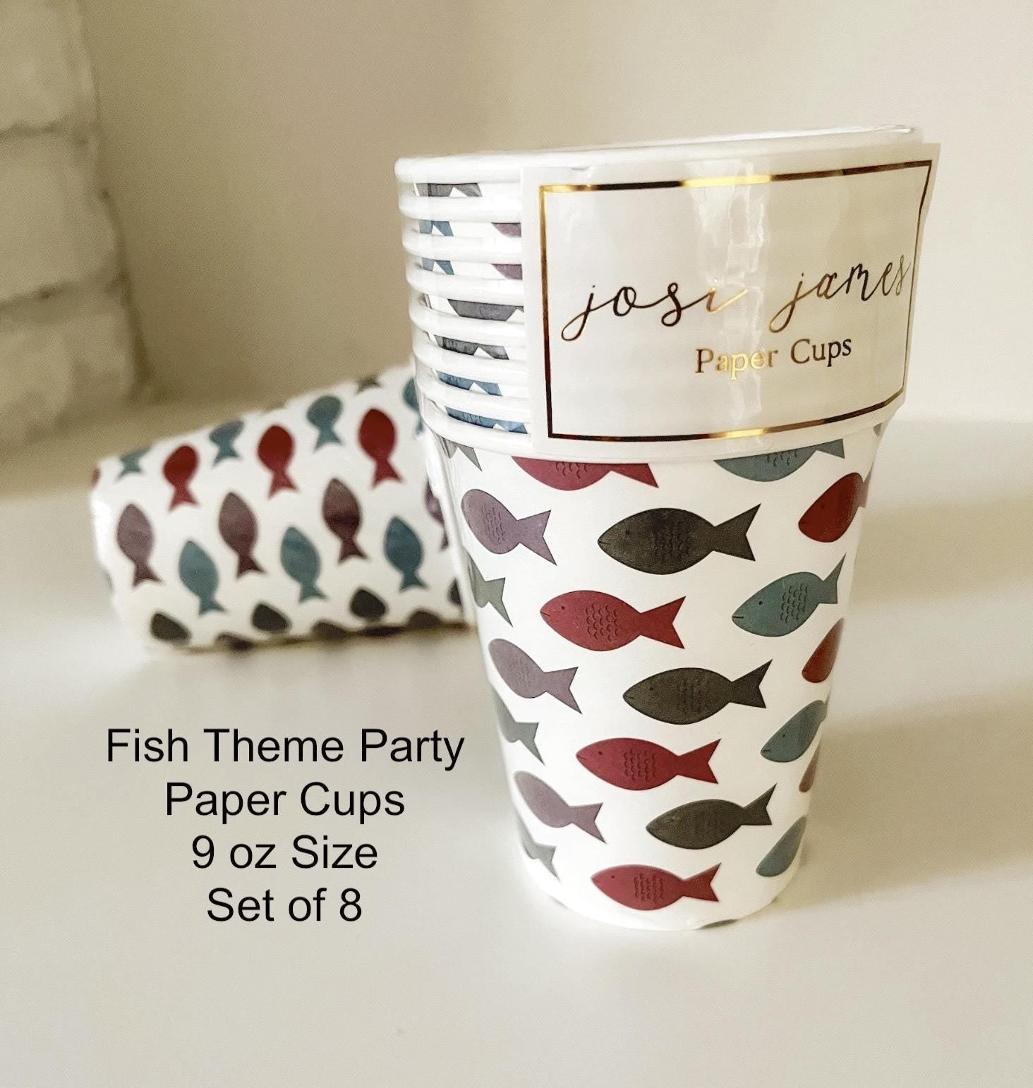 Fish Party Cups 8ct - Stesha Party
