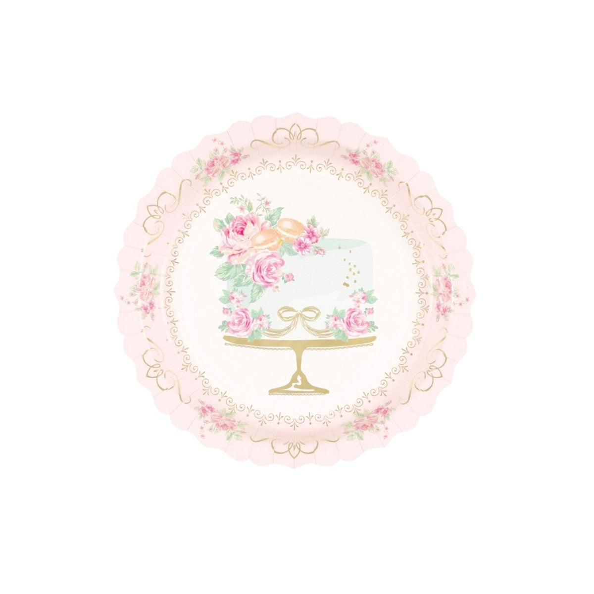 Floral Bridal Shower Plates - Stesha Party