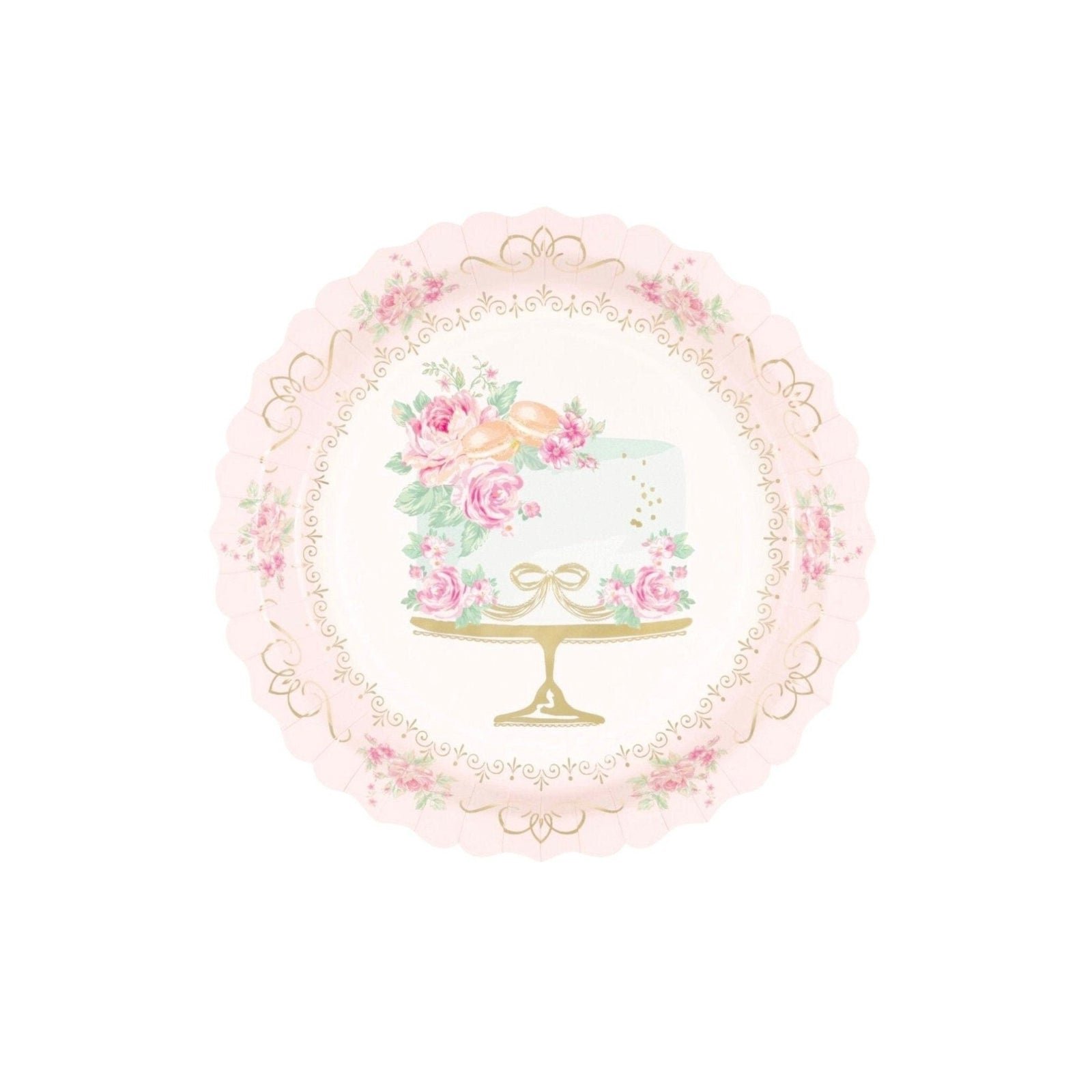 Floral Bridal Shower Plates - Stesha Party