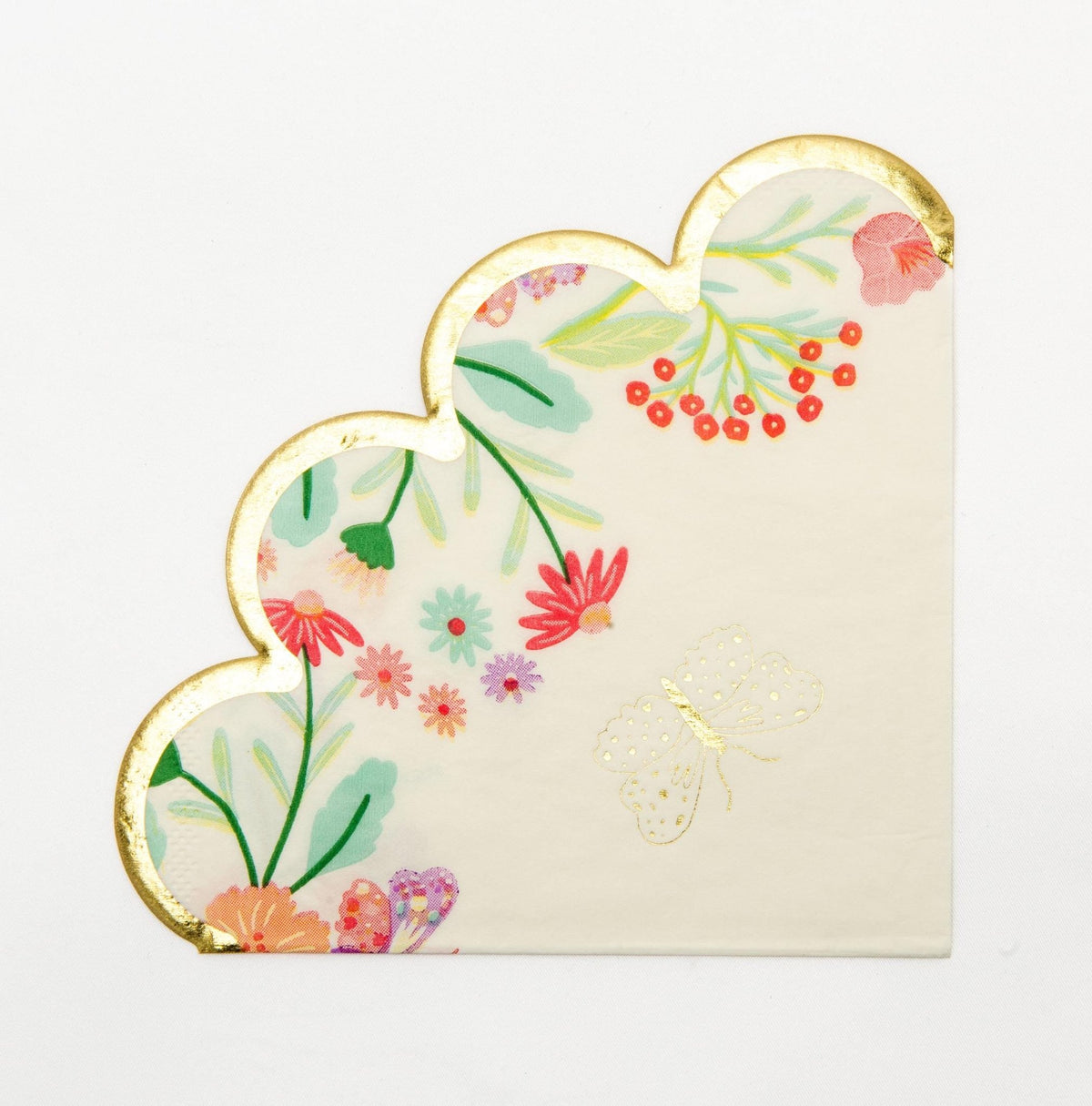 Floral Butterfly Napkins - Stesha Party