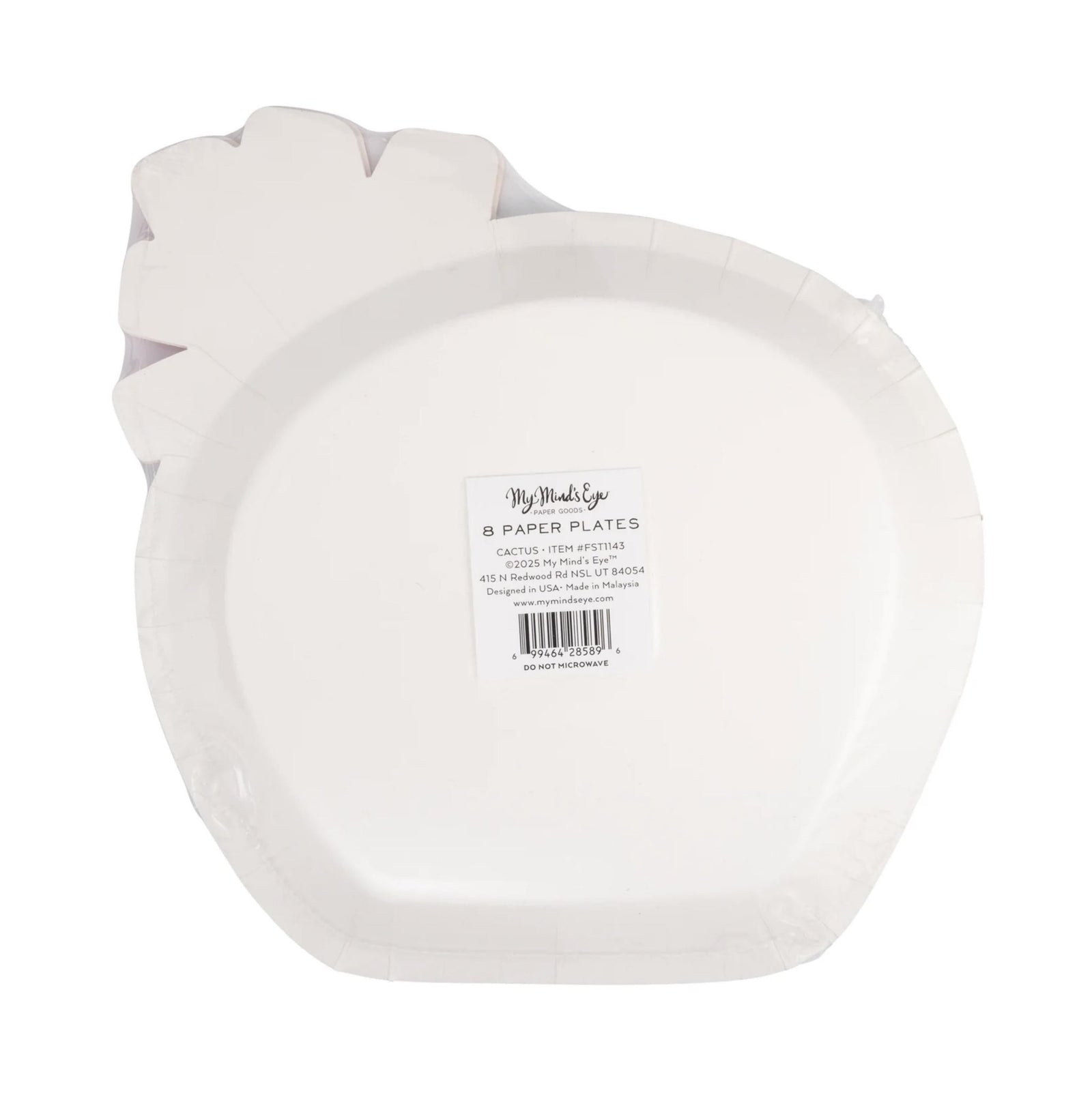 Floral Cactus Plates - Stesha Party