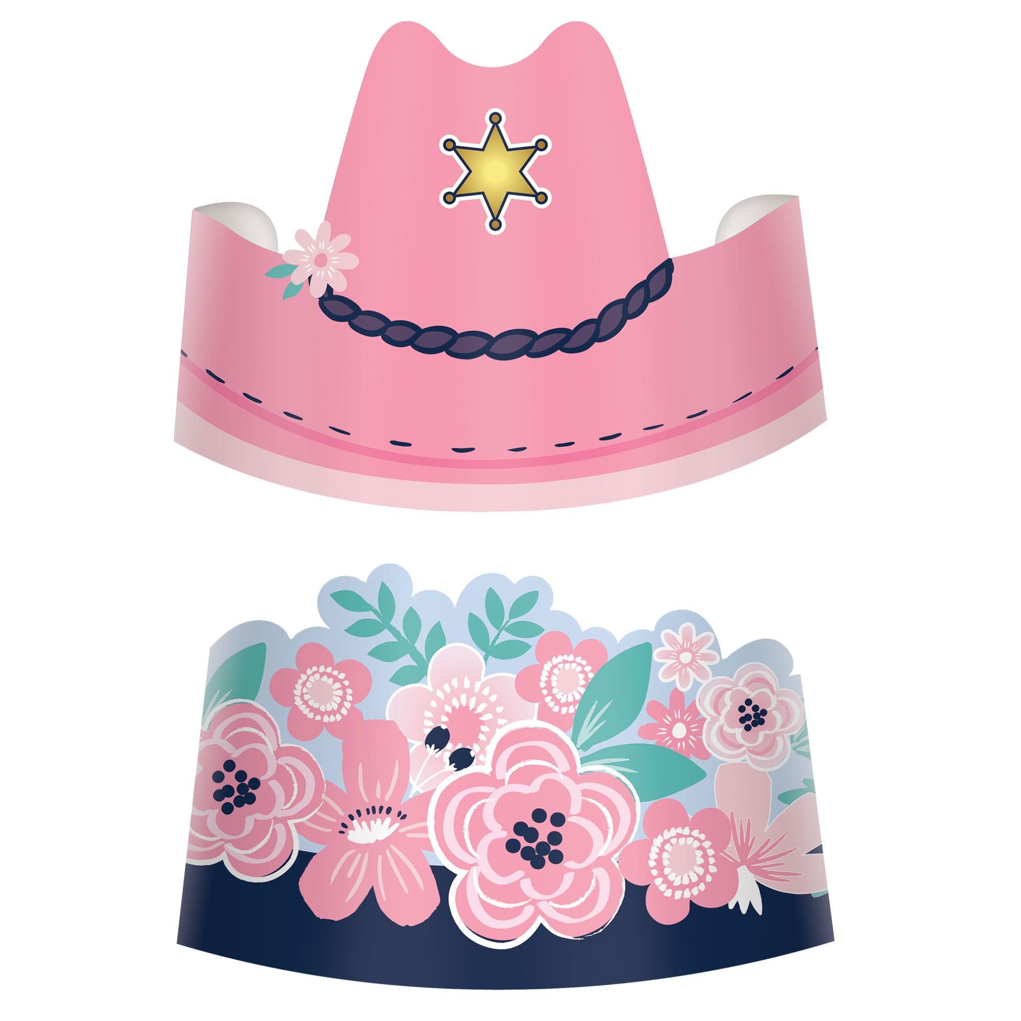 Floral Cowgirl Crowns - Stesha Party