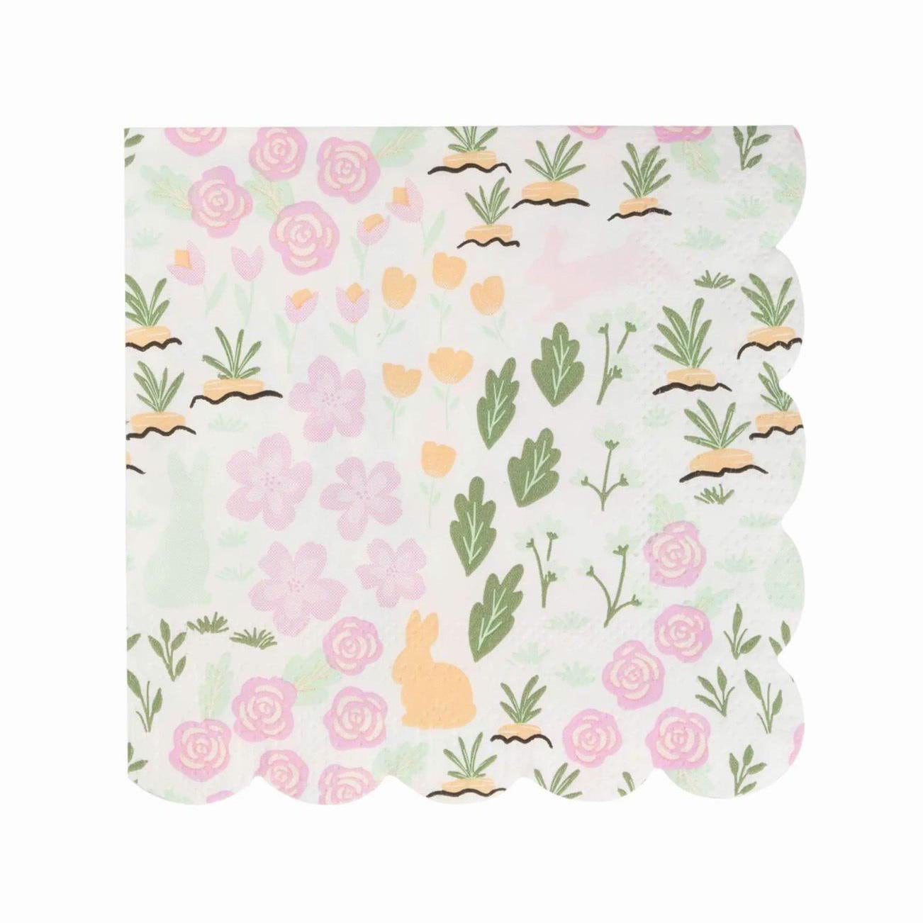 Floral Garden Party Napkins - Stesha Party