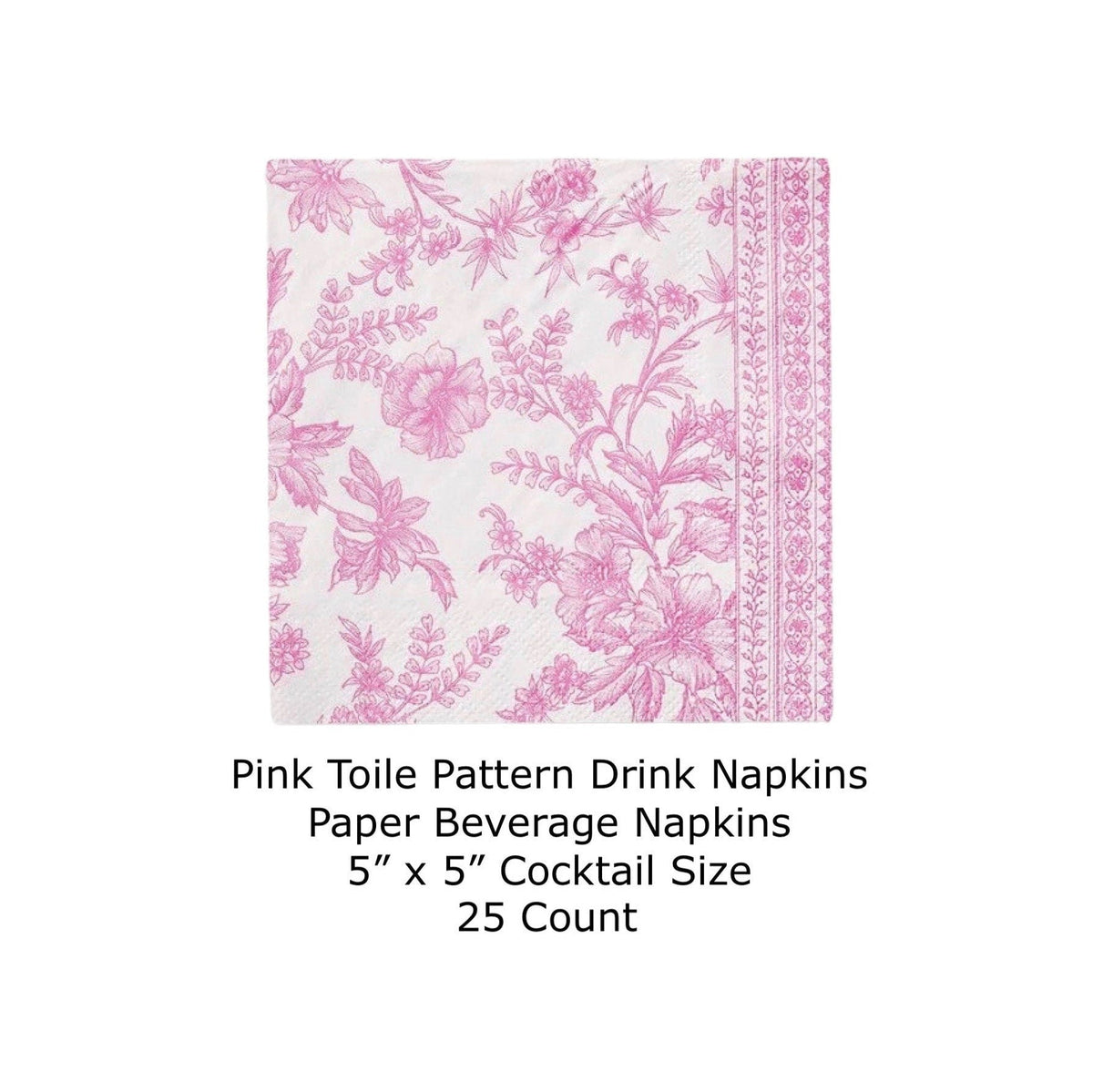 Floral Garden Party Napkins - Stesha Party