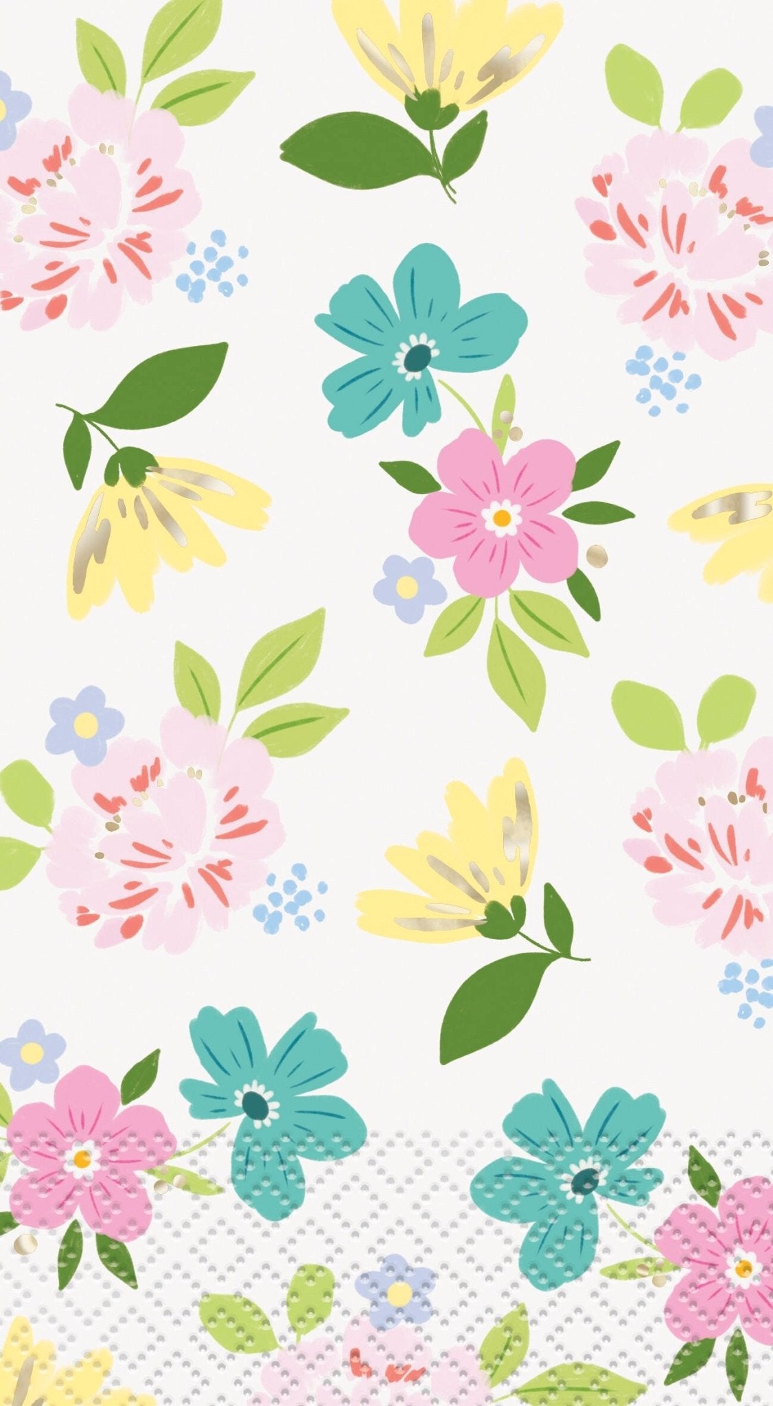 Floral Garden Party Napkins - Stesha Party