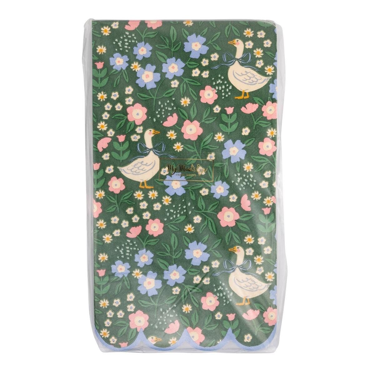 Floral Goose Dinner Napkins 24ct - Stesha Party