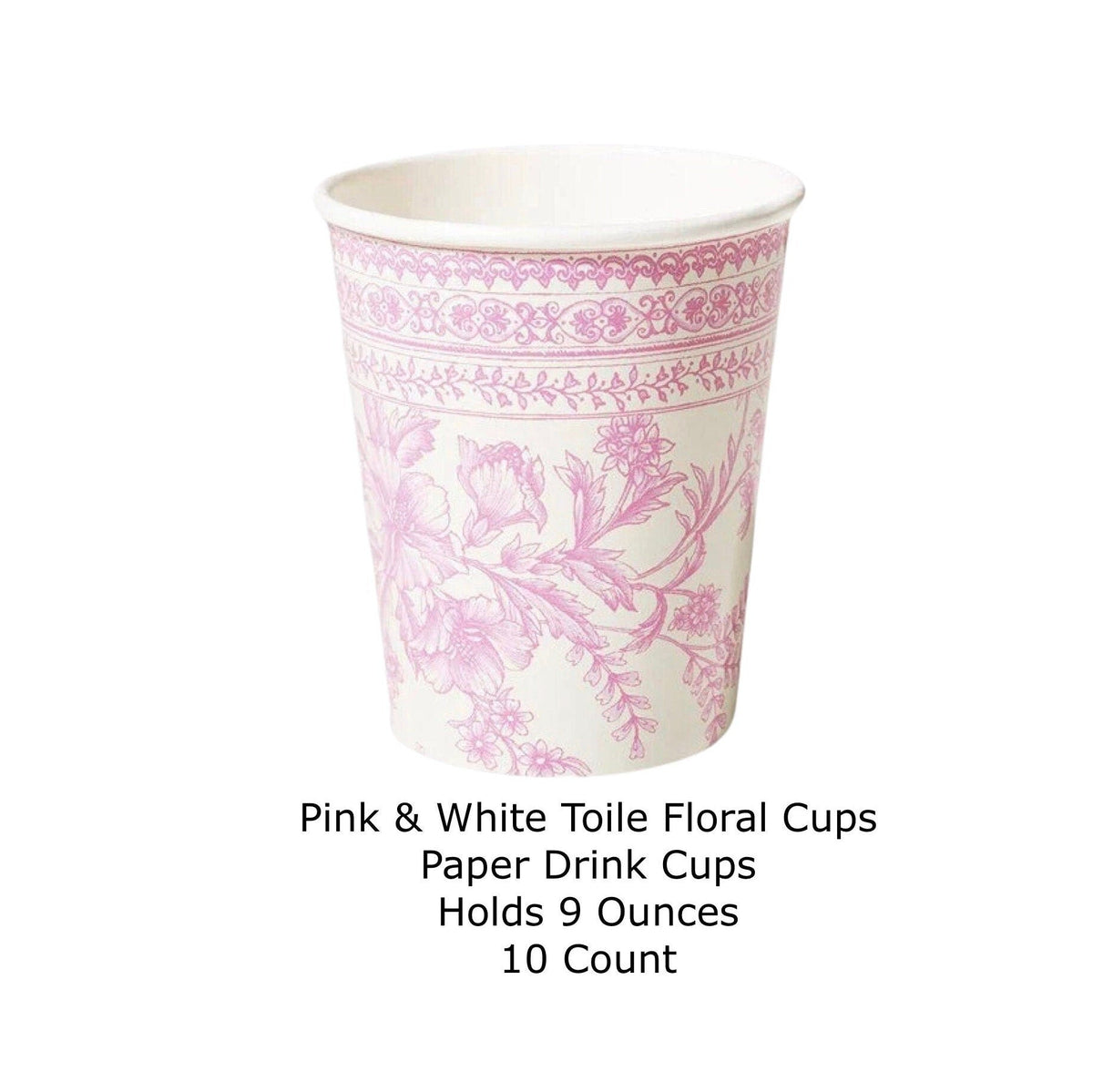 Floral Party Cups - Stesha Party