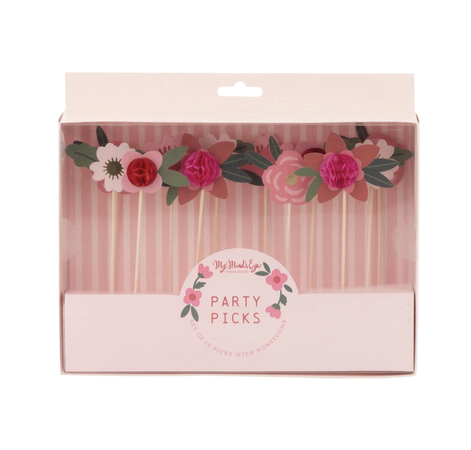 Floral Party Picks 12ct - Stesha Party