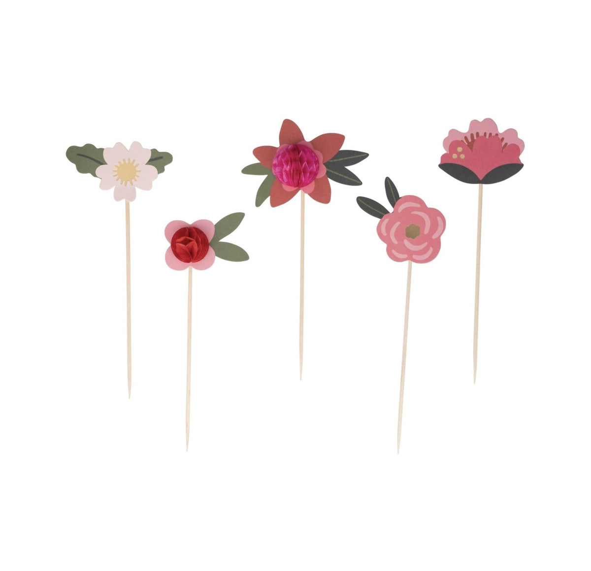 Floral Party Picks 12ct - Stesha Party