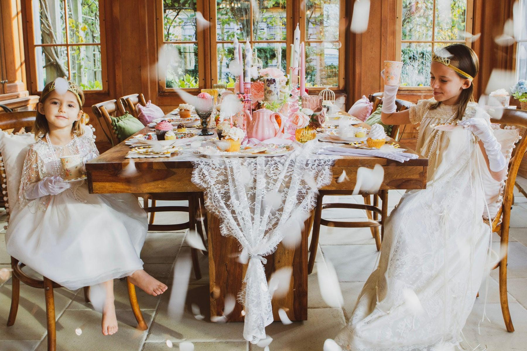 Floral Party Platters 4ct - Stesha Party