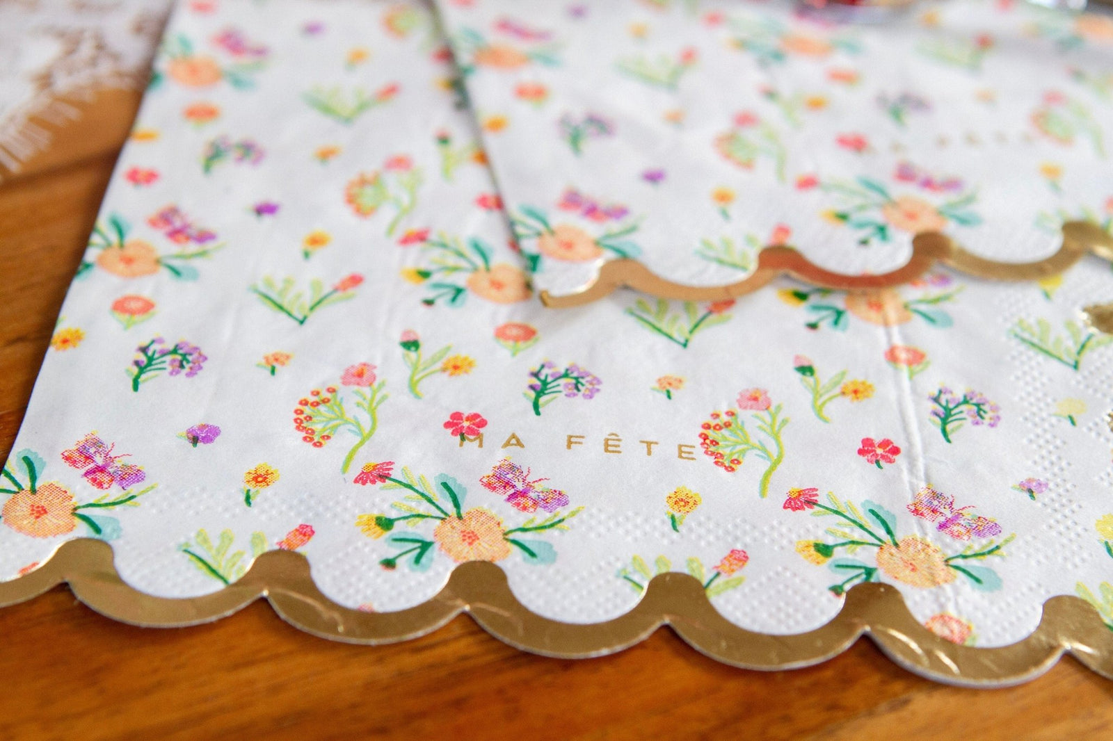 Floral Tea Party Napkins - Stesha Party