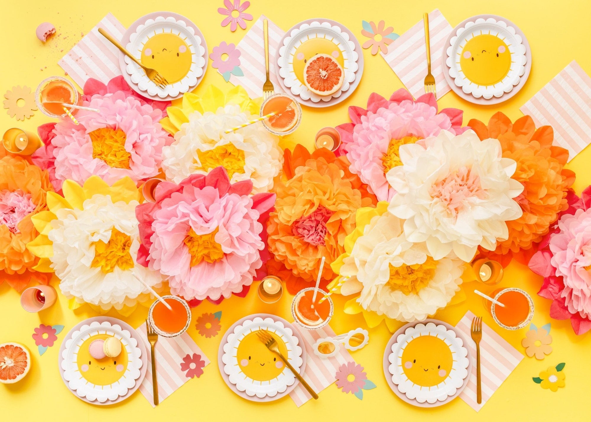 Flower Party Hanging Decorations - Stesha Party