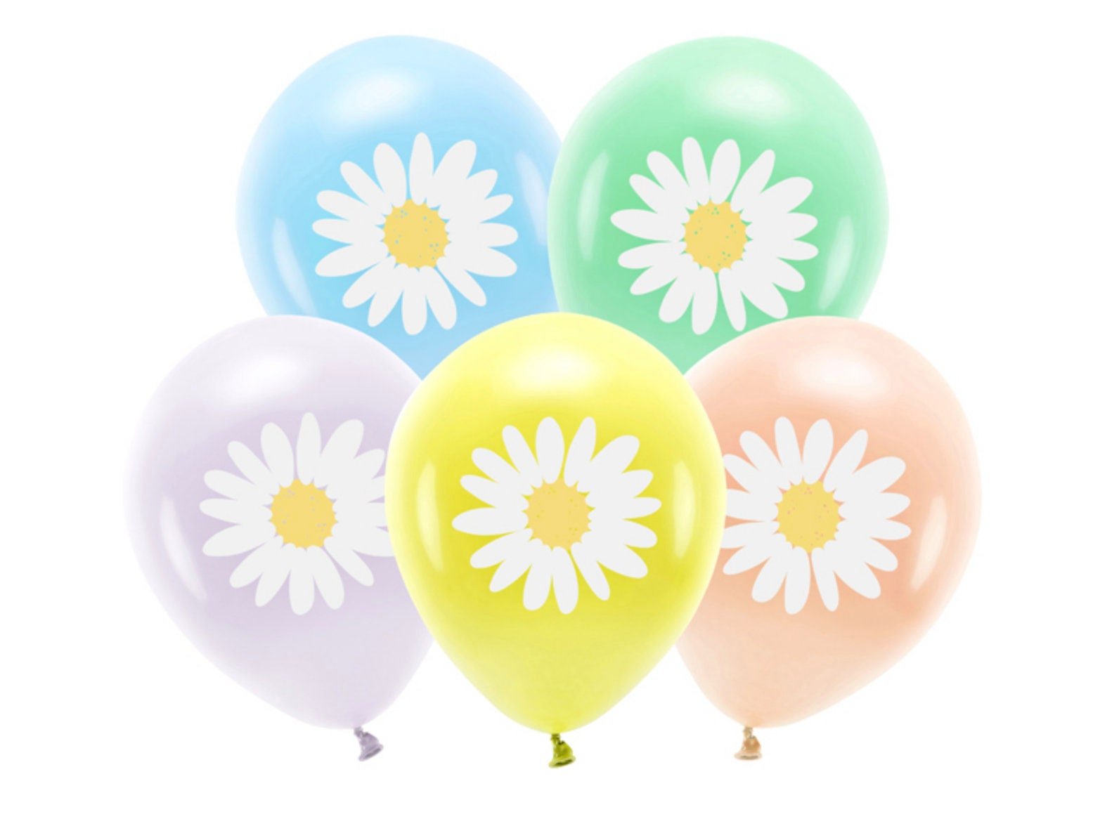 Flower Power Party Balloons 5ct - Stesha Party