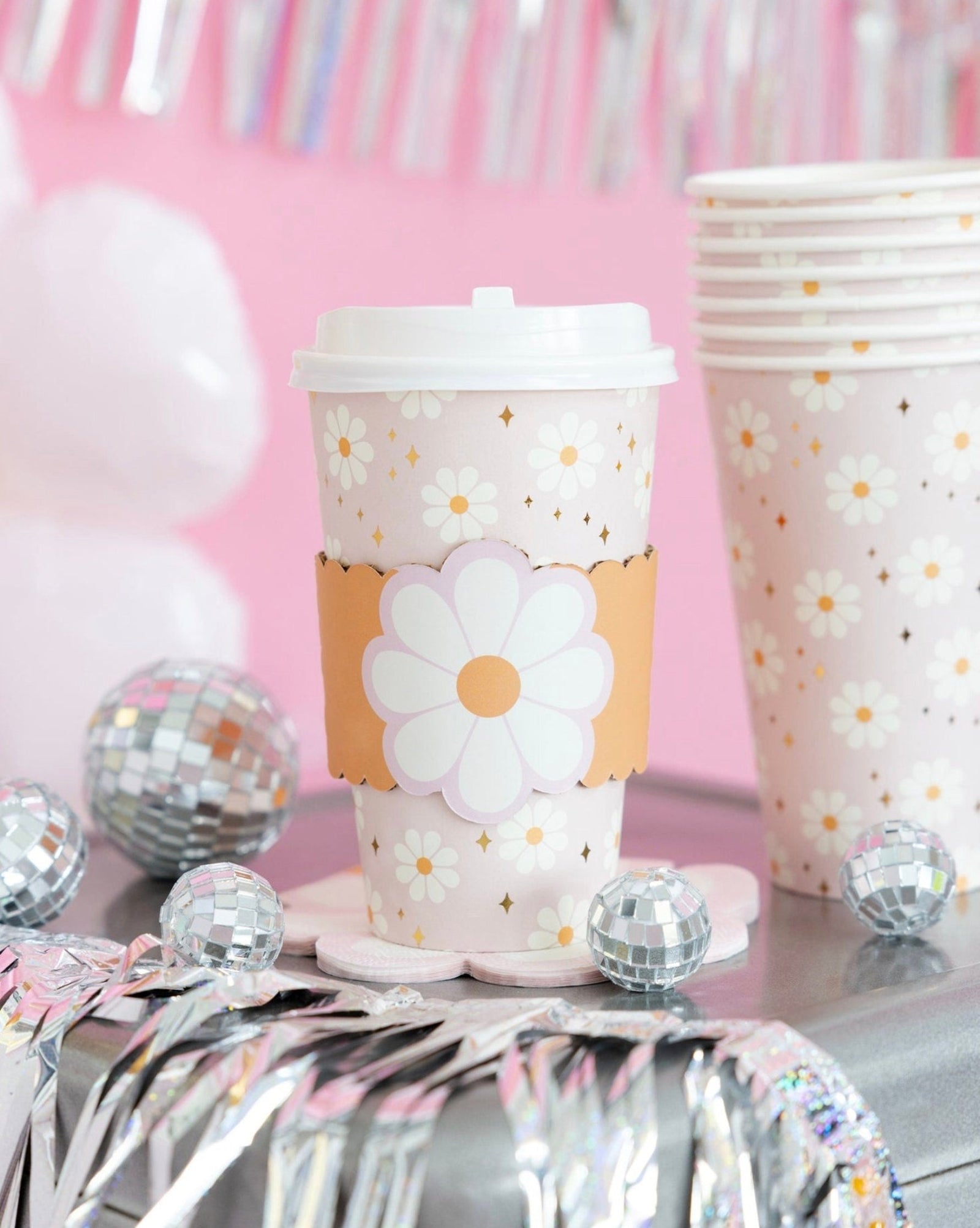 Flower Power Party Cups - Stesha Party