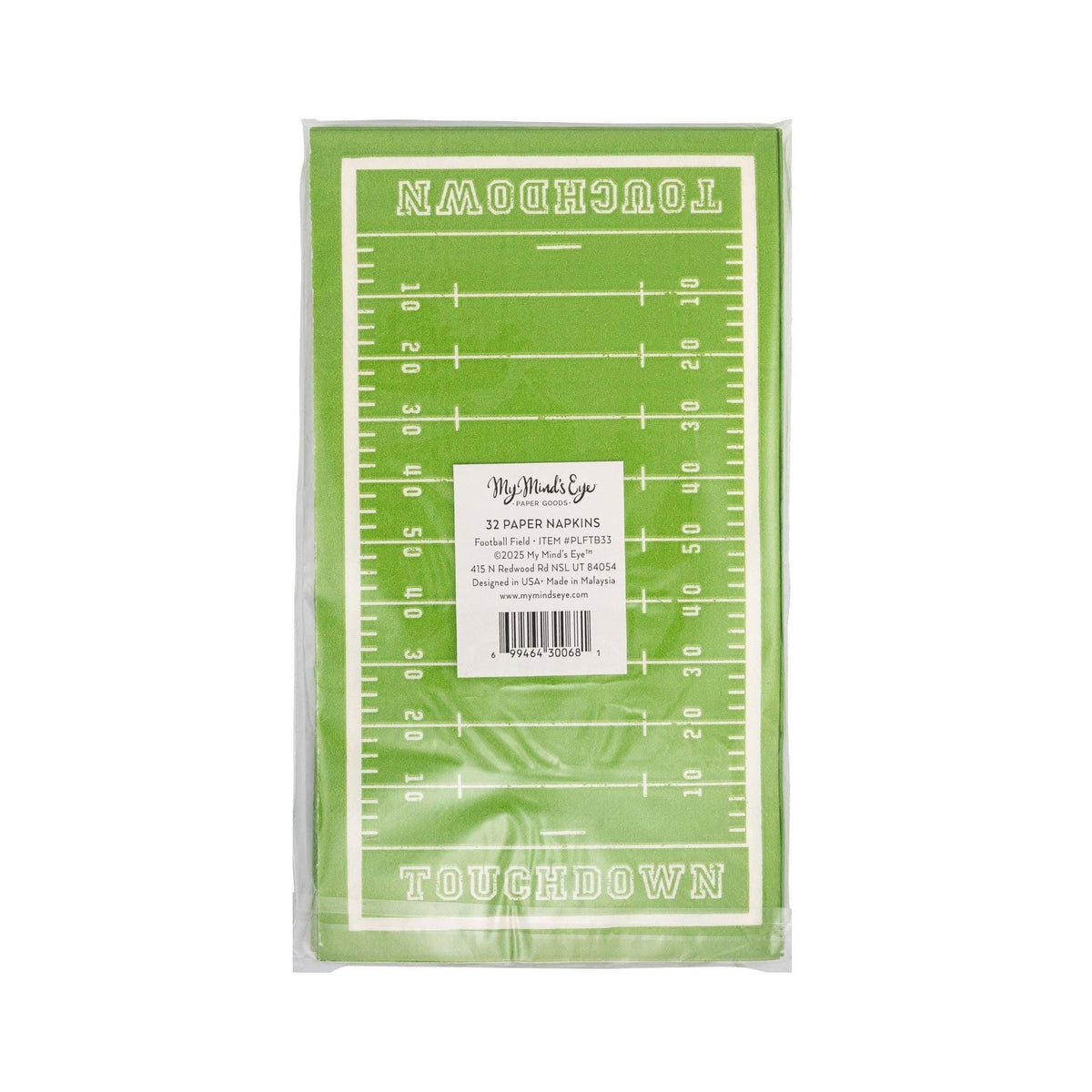 Football Field Dinner Napkins 24ct - Stesha Party
