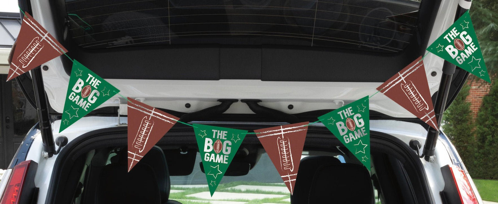 Football Game Day Pennant Banner - Stesha Party