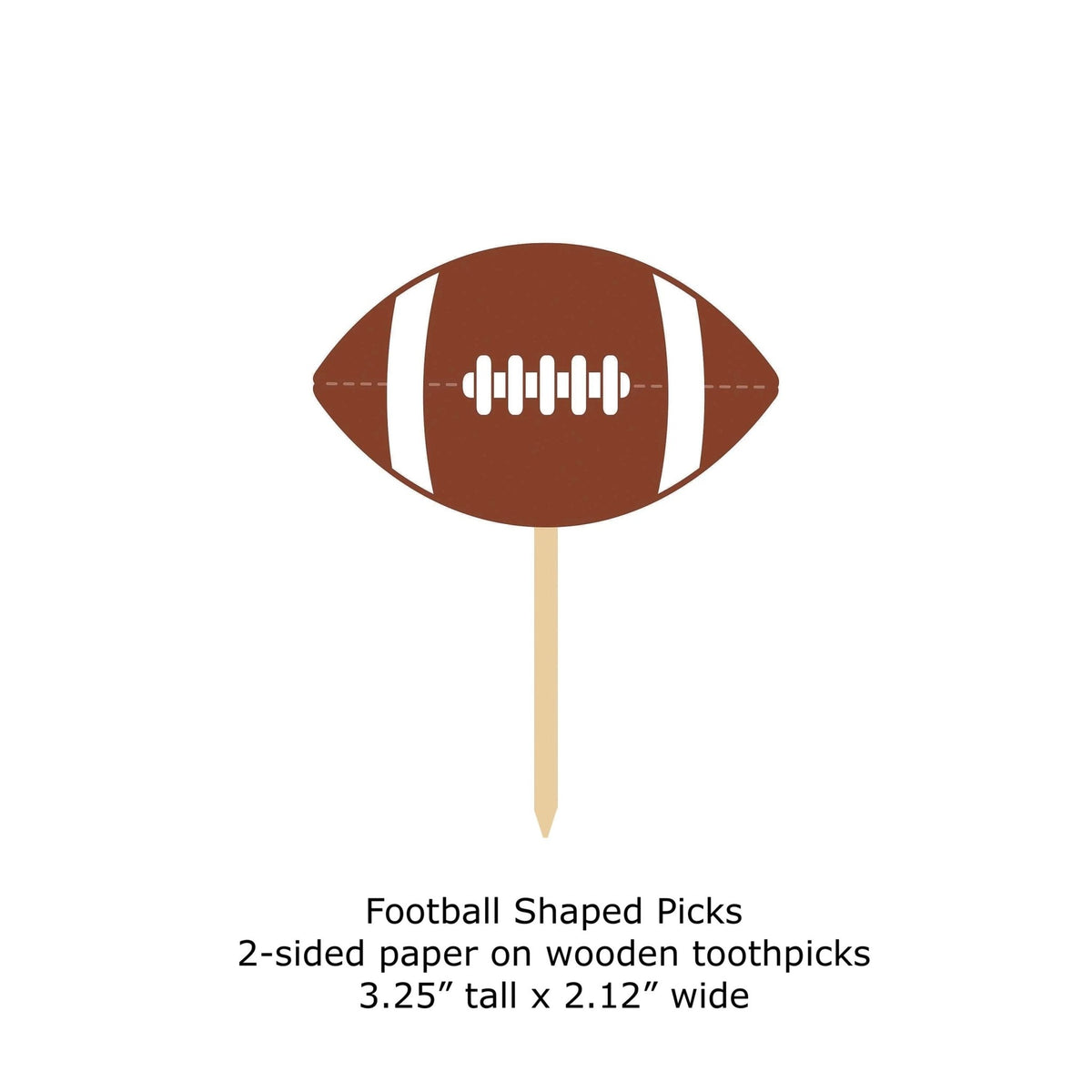 Football Party Picks 50ct - Stesha Party