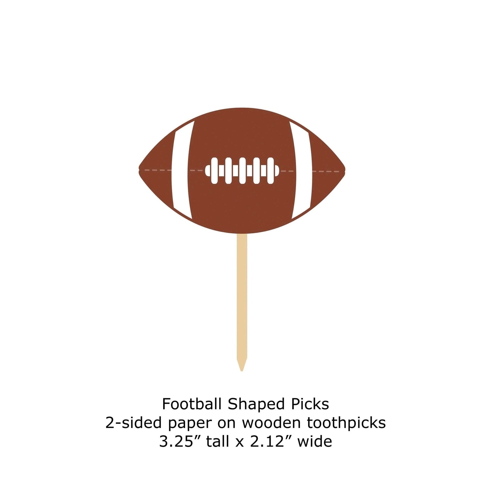 Football Party Picks 50ct - Stesha Party