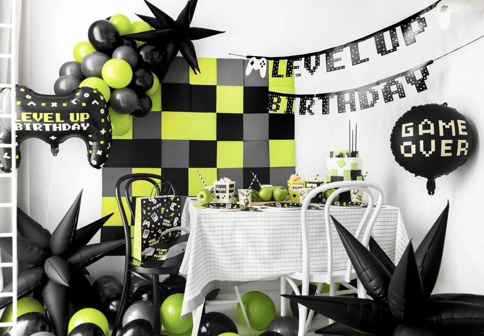 Gamer Party Paper Hats 6ct - Stesha Party