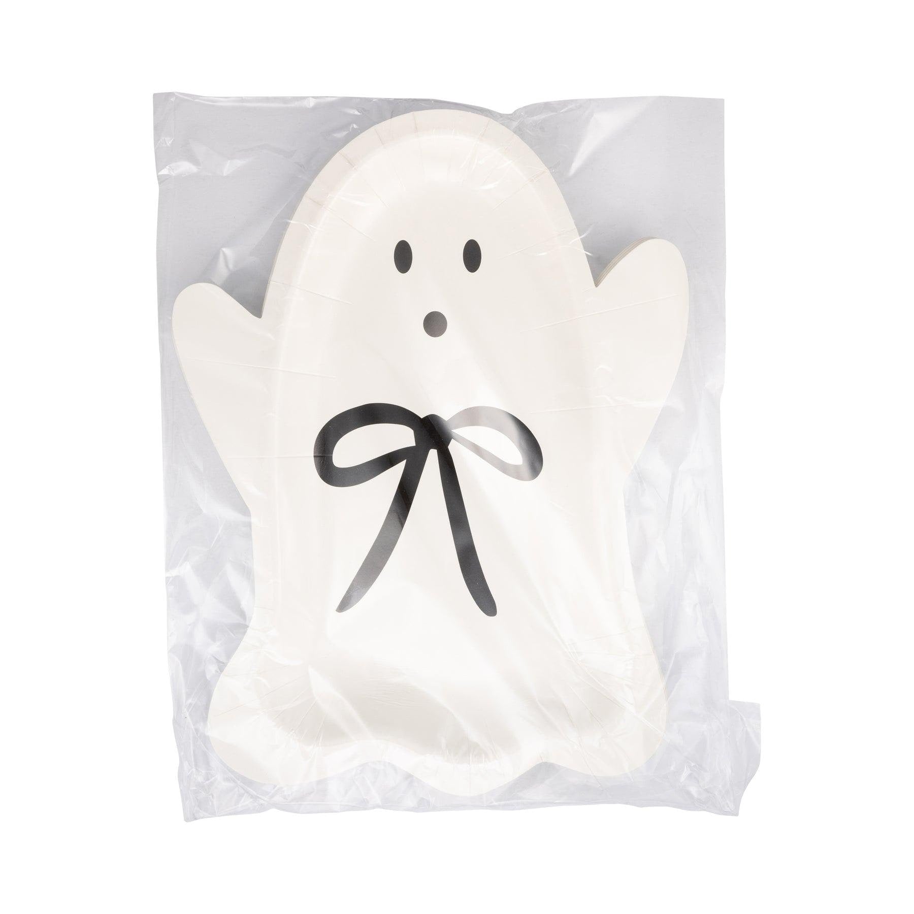 Ghost Shaped Party Plates 8ct - Stesha Party