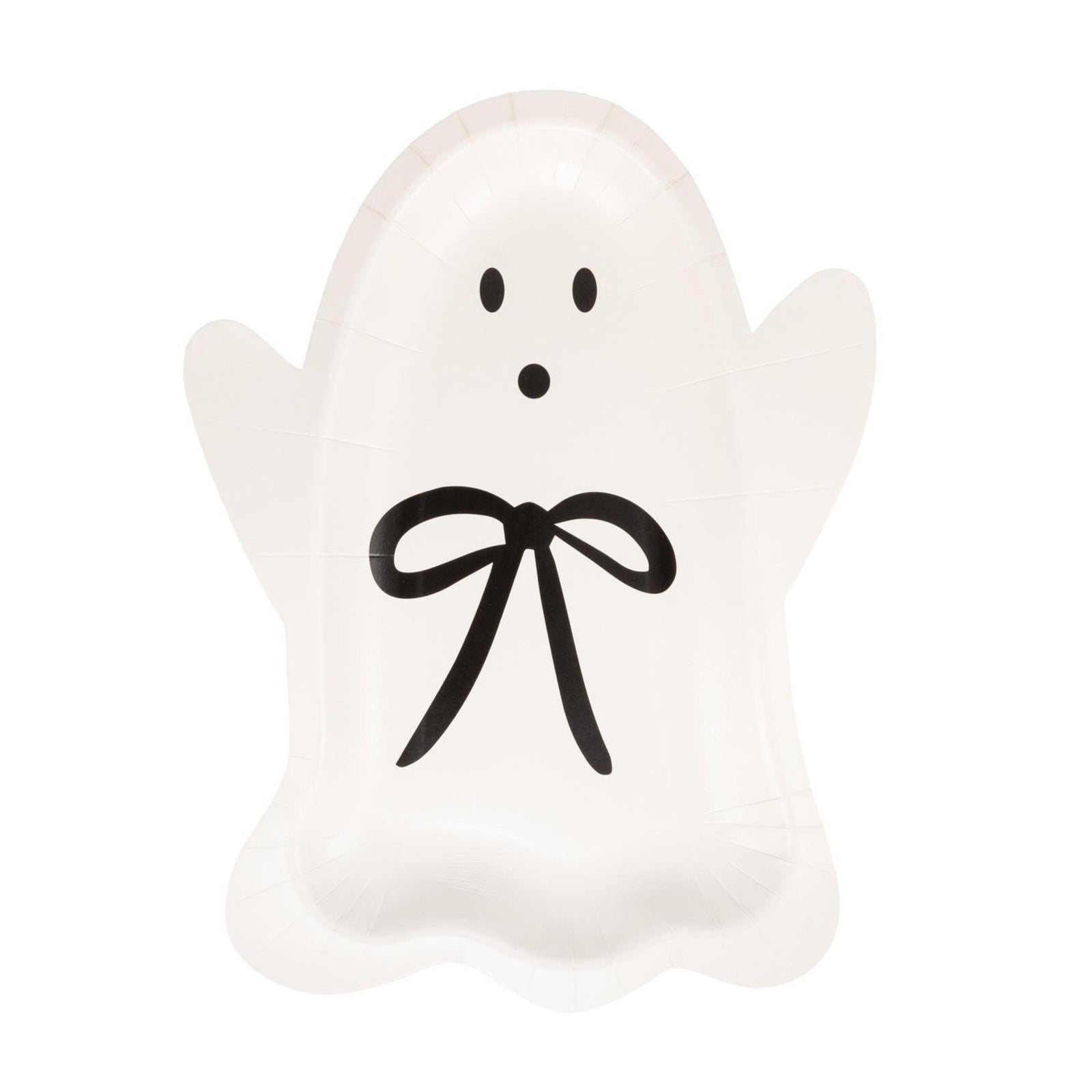 Ghost Shaped Party Plates 8ct - Stesha Party