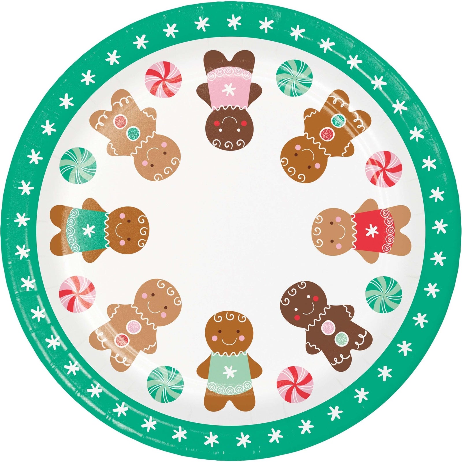 Gingerbread Dessert Plates 8ct - Stesha Party