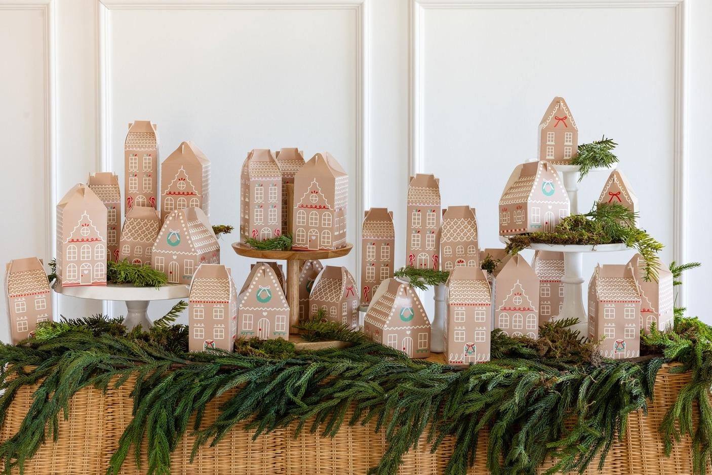 Gingerbread House Advent Boxes - Stesha Party