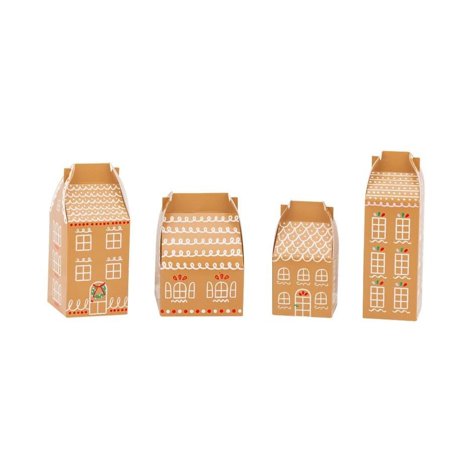 Gingerbread House Advent Boxes - Stesha Party