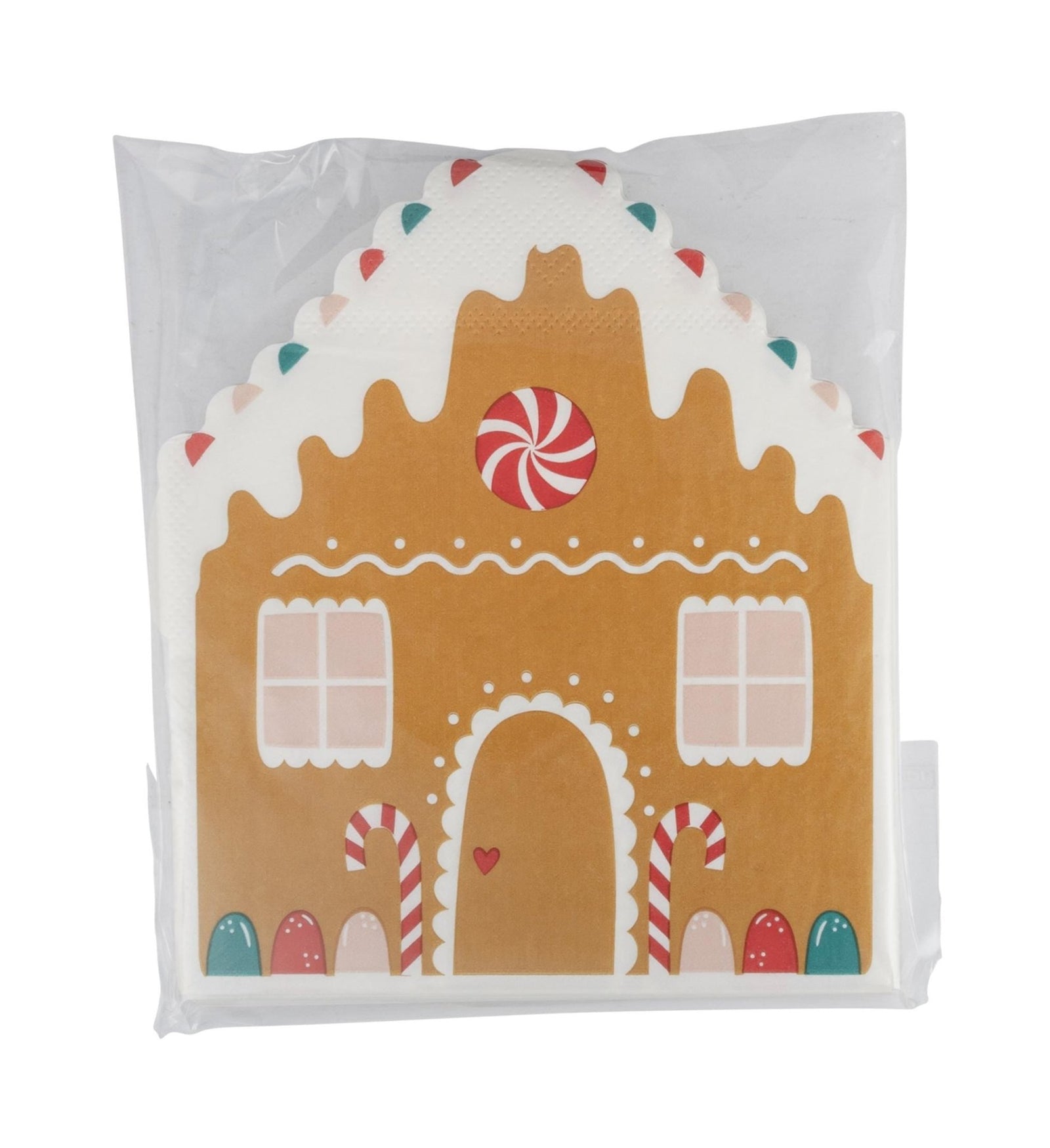 Gingerbread House Napkins - Stesha Party