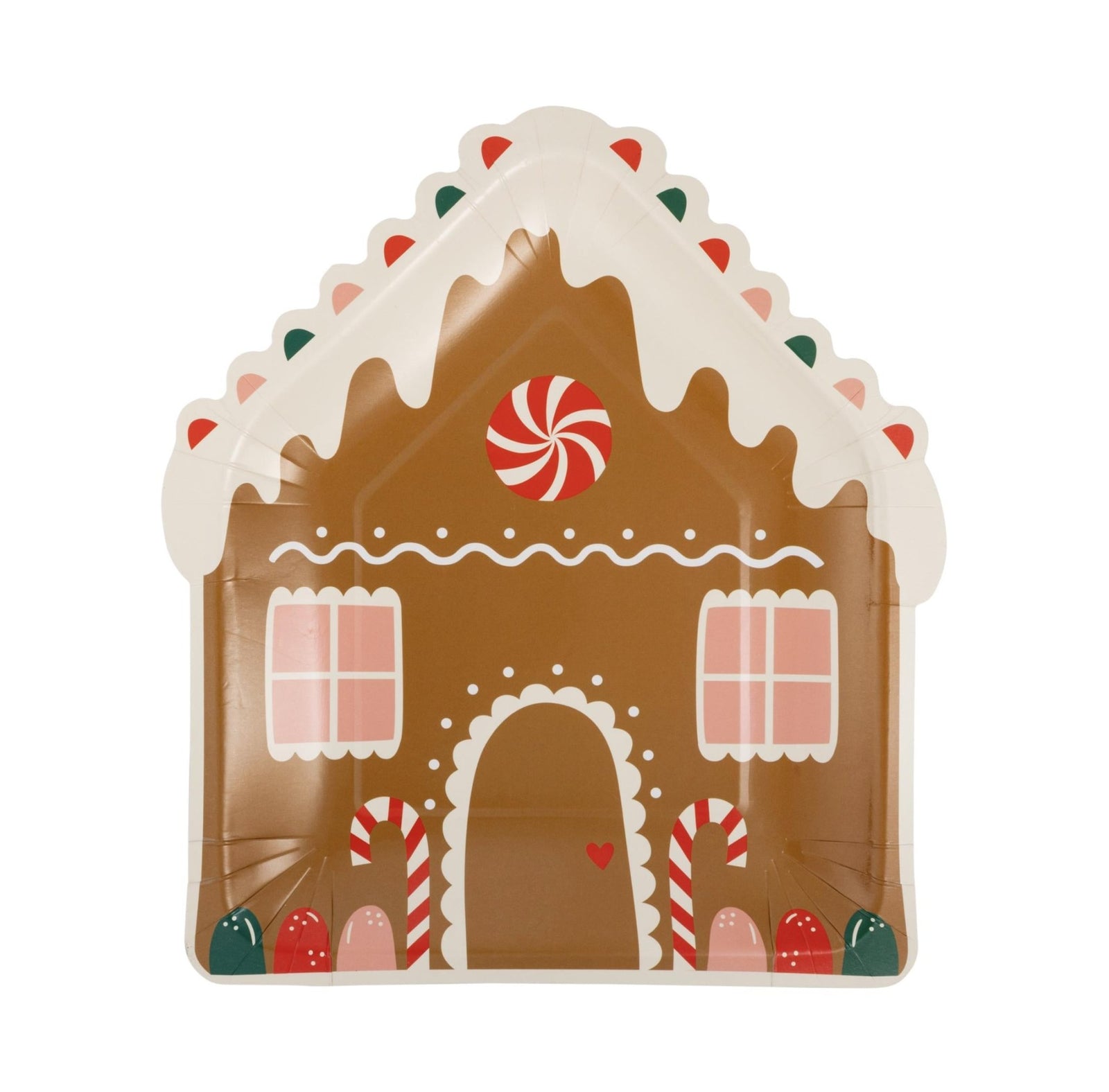 Gingerbread House Plates - Stesha Party