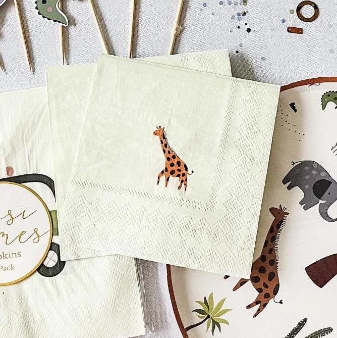 Giraffe Napkins 16ct - Stesha Party
