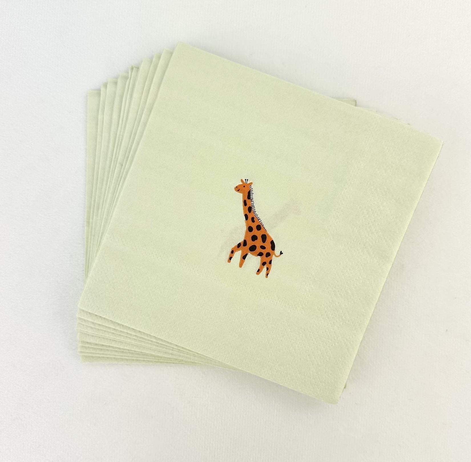 Giraffe Napkins 16ct - Stesha Party