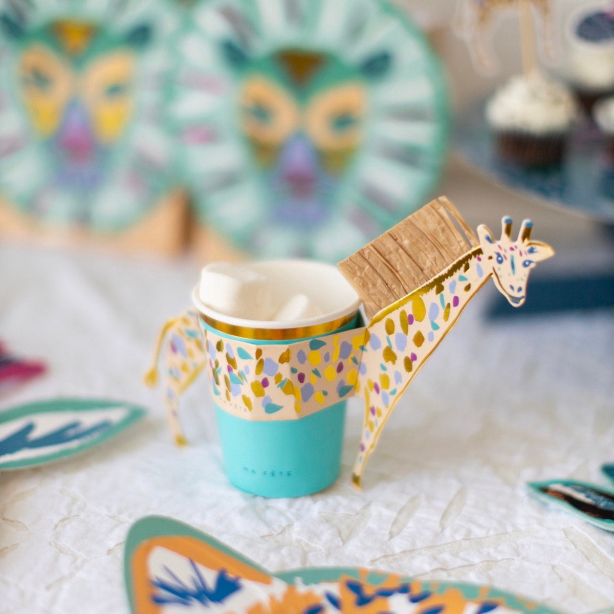 Giraffe Party Cups - Stesha Party