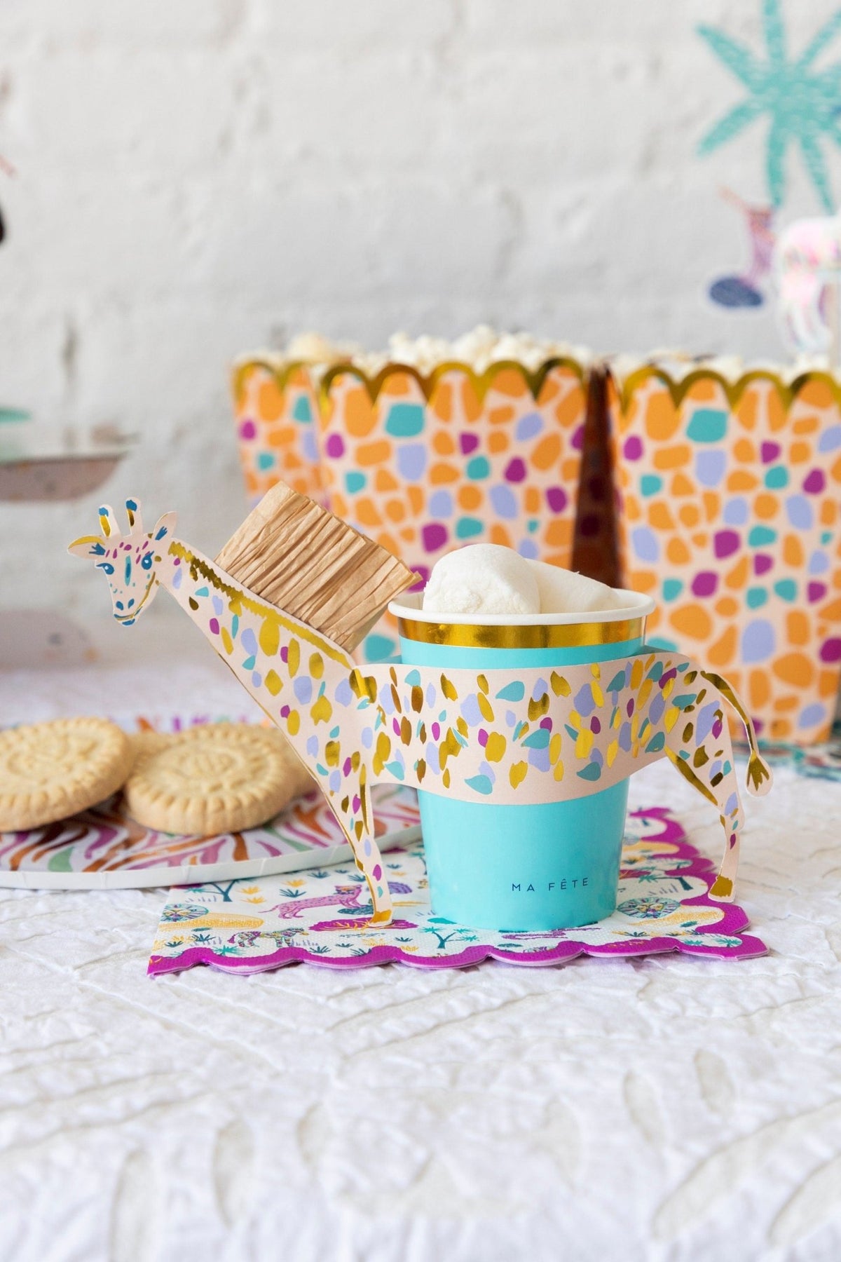 Giraffe Party Cups - Stesha Party