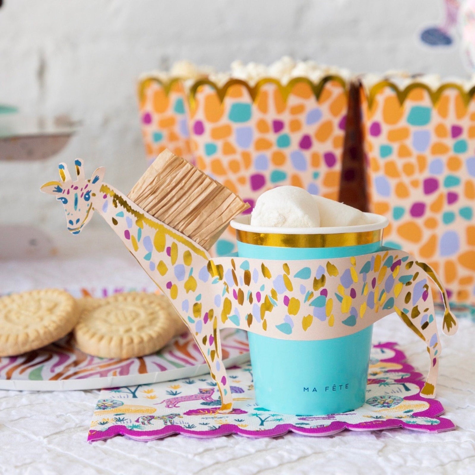 Giraffe Party Cups - Stesha Party