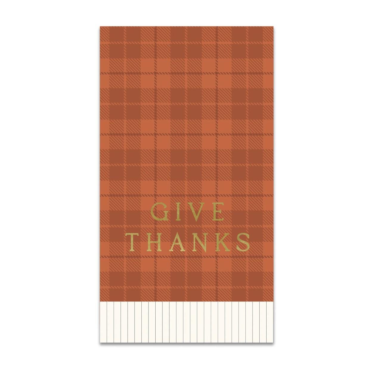 Give Thanks Paper Napkins 18ct - Stesha Party